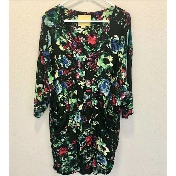 Maeve Petal Palette Dress Floral Dolman Pockets - Picture 2 of 6